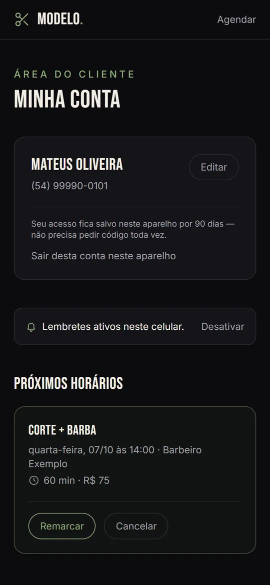 Minha conta