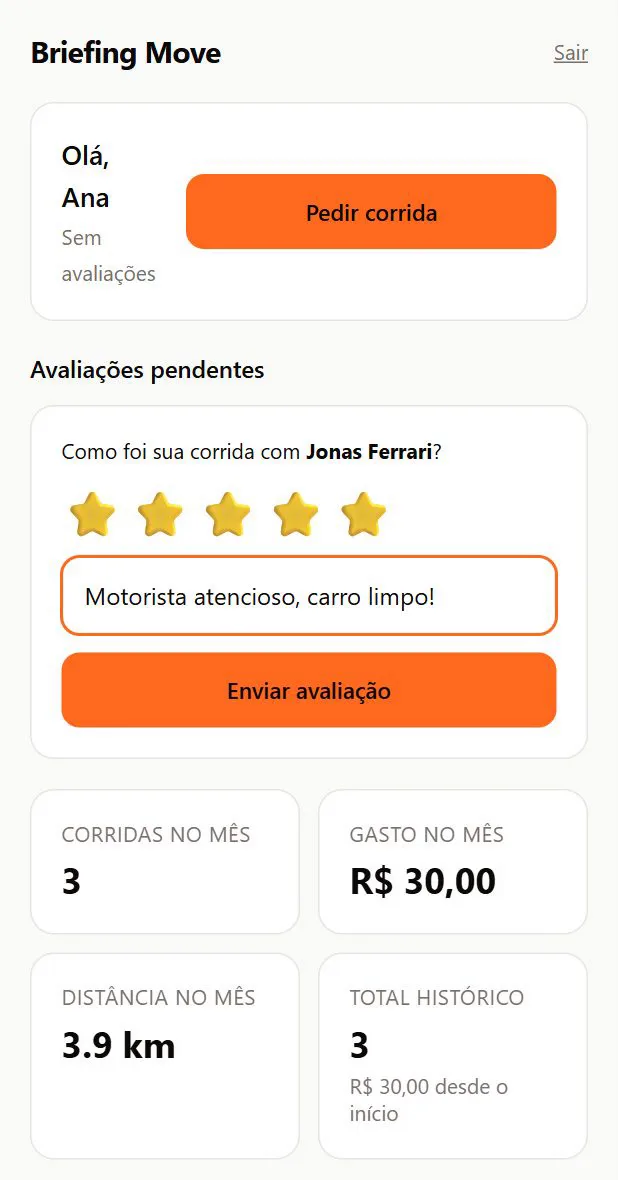 Avaliar no fim